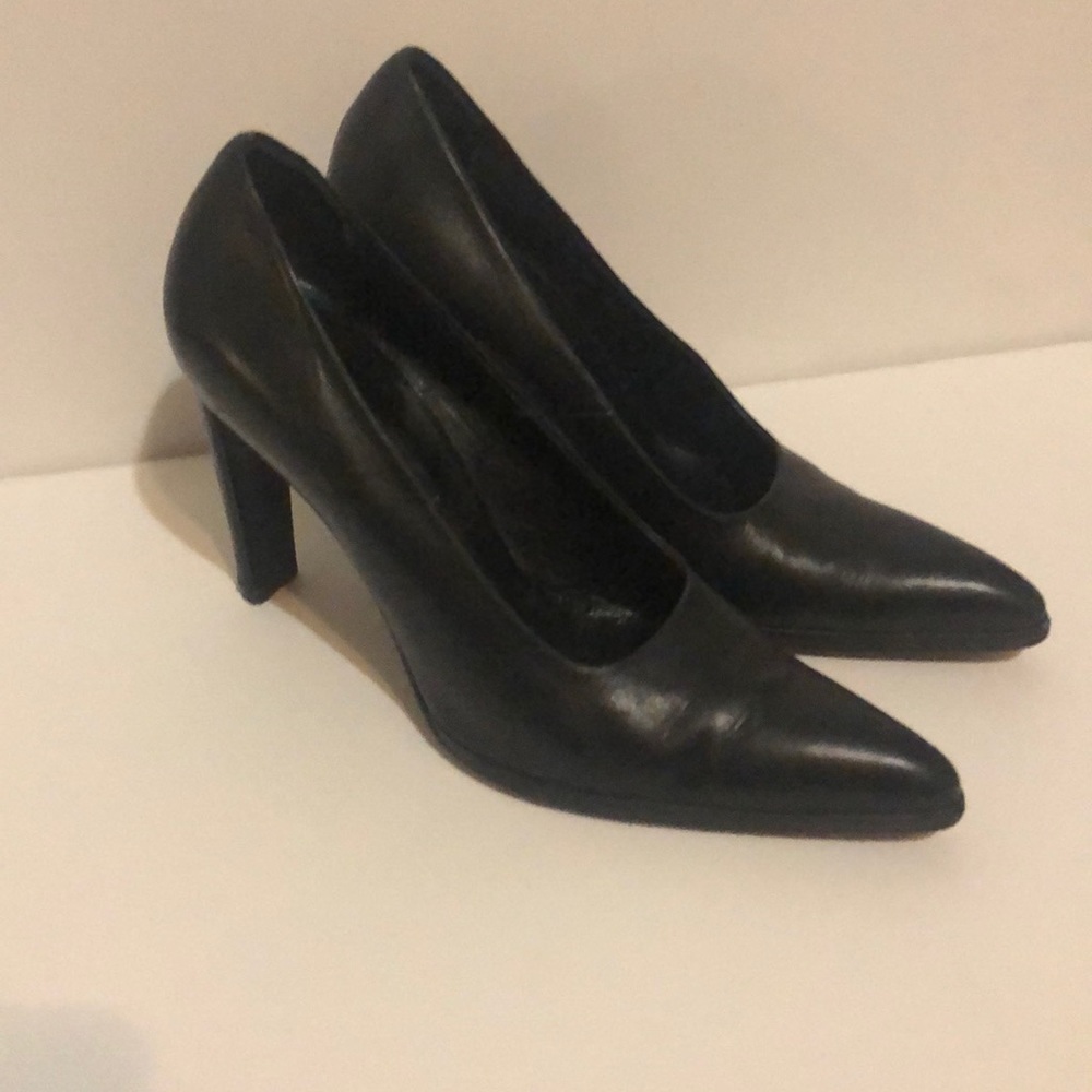 Giorgio Armani leather stilettos